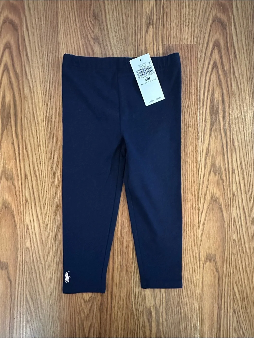 Polo Ralph Lauren Baby Girls Stretch Mesh Polo Shirt  2T, Stretch Legging 24M